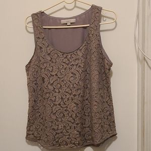Loft lace top